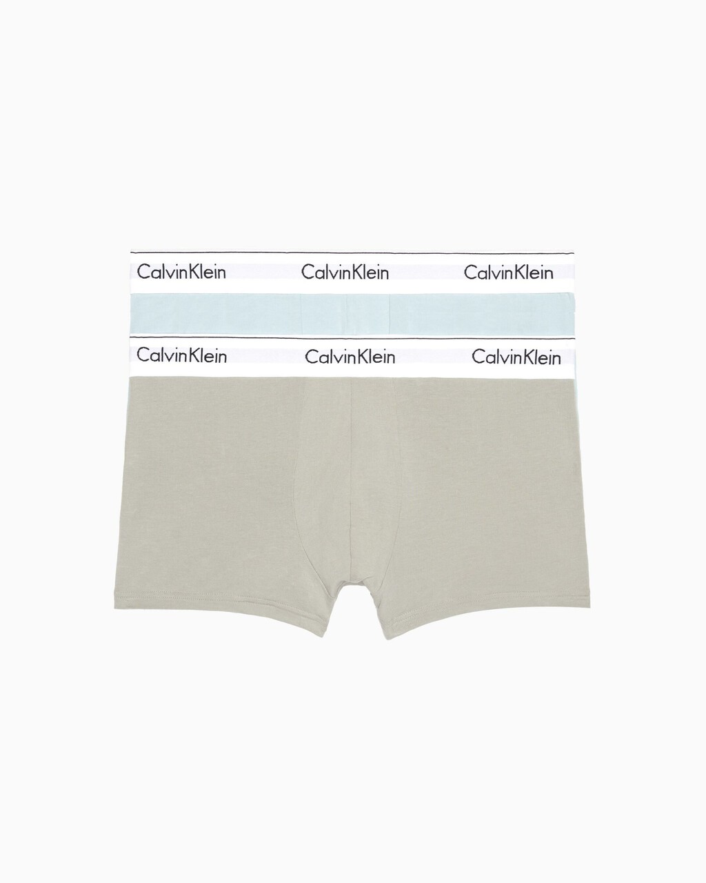 MODERN COTTON STRETCH TRUNKS 2 PACK, Palest Blue/Rich Clay, hi-res