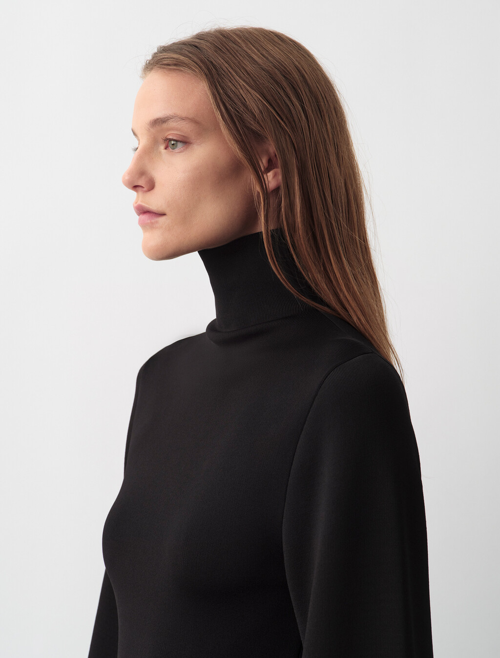 Annie Turtleneck Sweater, Black, hi-res
