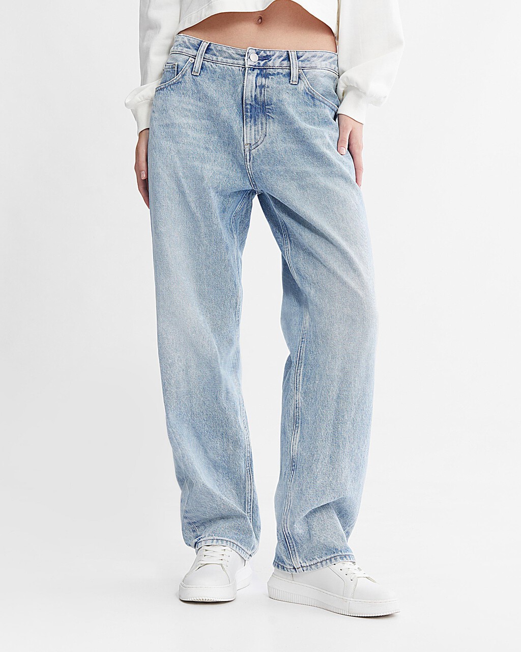 Sustainable 90S Straight Jeans, Denim Light, hi-res