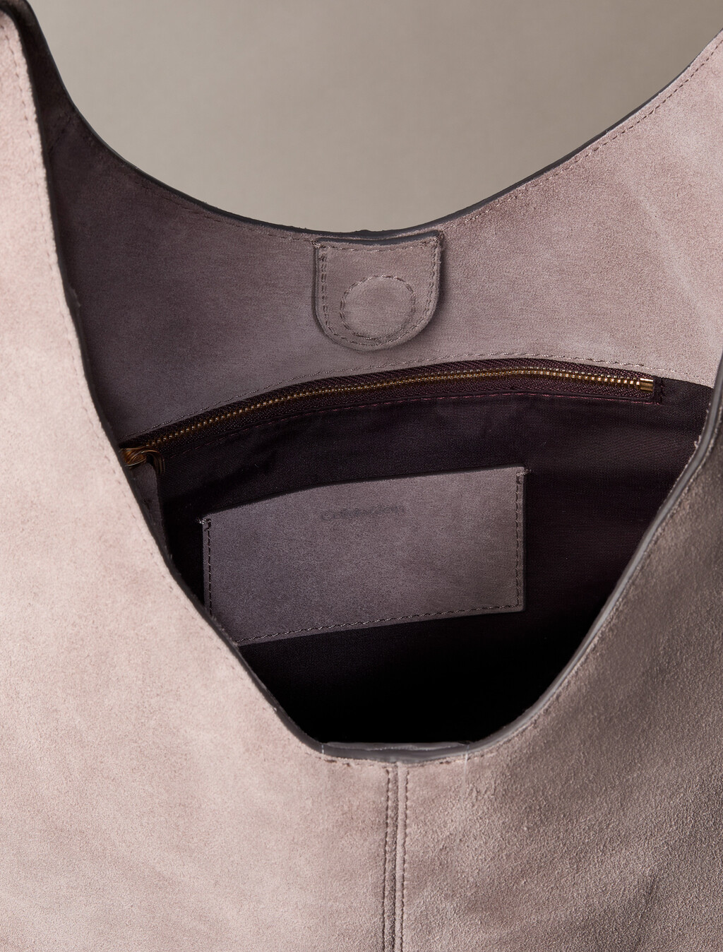 Large Soft Suede Shoulder Bag, Moonstruck Suede, hi-res