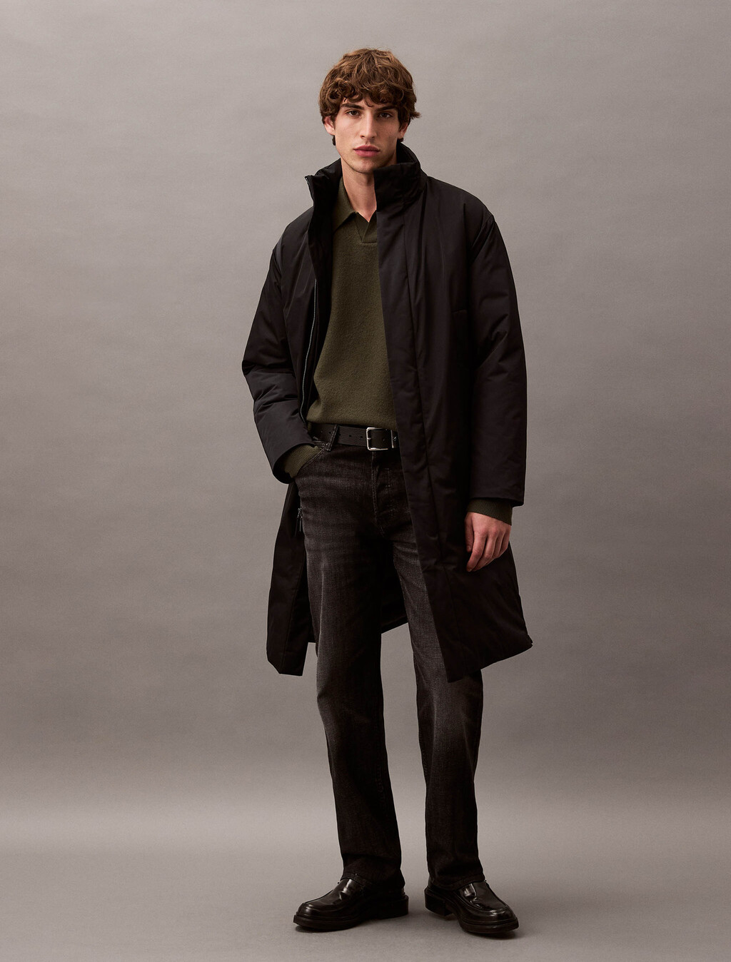 Boiled Wool Polo, Deep Depths, hi-res