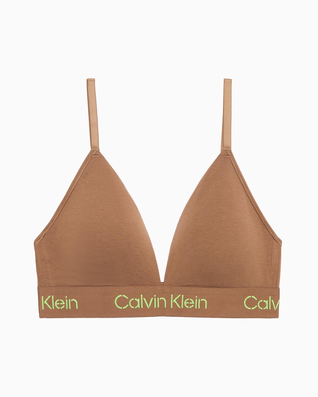 Modern Cotton Triangle Bra, Coffee Liqueur, hi-res