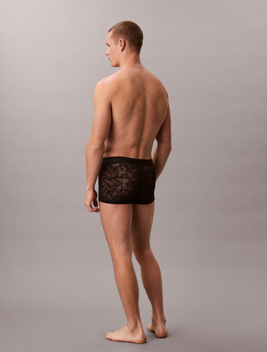 Low Rise Trunks - CK Sculpt, Black, hi-res