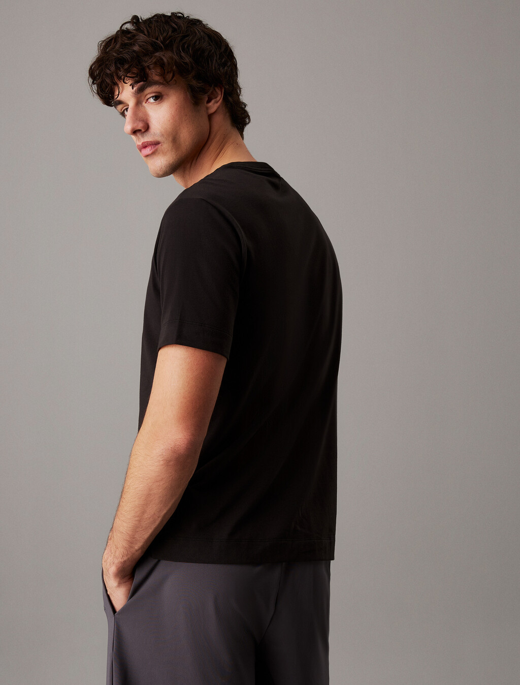Essentials Short Sleeve Tee, Black, hi-res