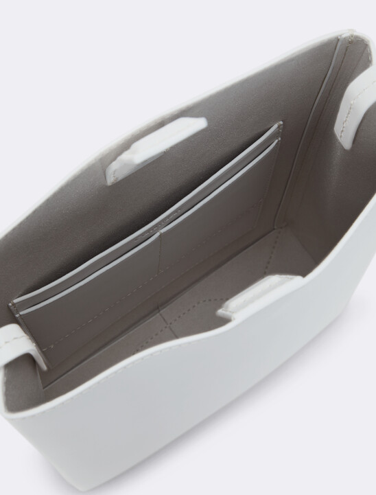 Line Leather Crossbody Bag