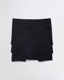 COTTON STANDARDS TRUNKS 3 PACK, 3 BLACK BEAUTY, hi-res