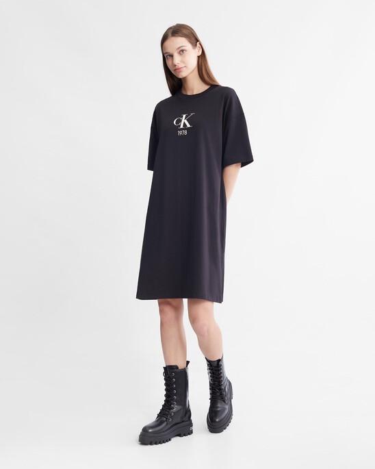 Varsity Relaxed Tee Dress