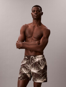 Solid Swim Shorts, 20251 ADVENTURE PALM+OATMEAL, hi-res