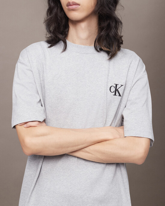 Calvin Logo Crew Neck Tee