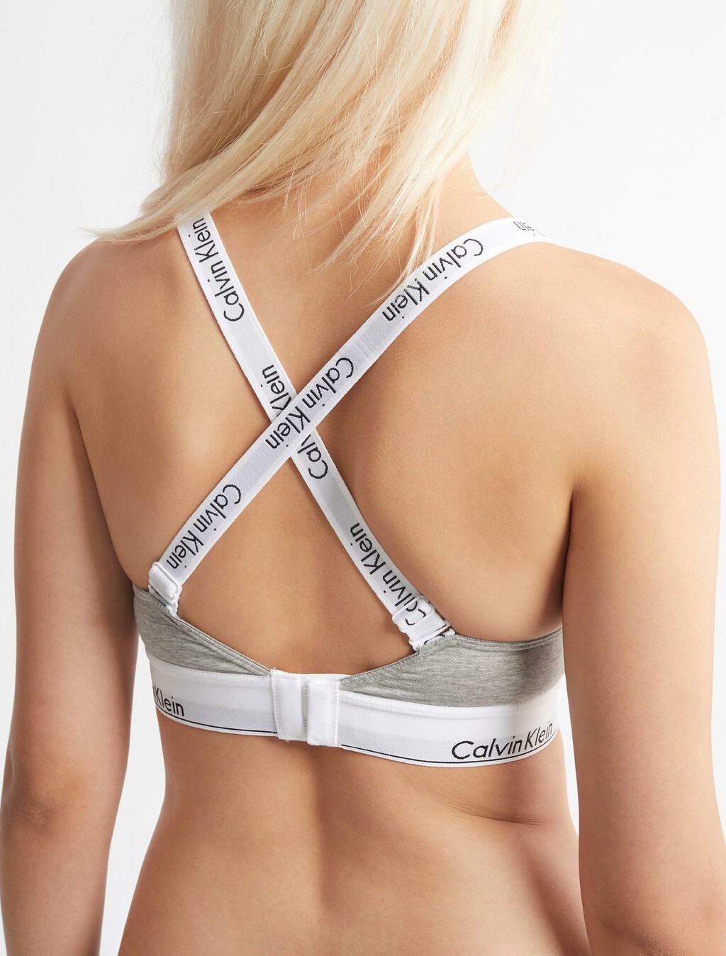 Icon Cotton Lightly Lined Bralette, B10 Grey Heather, hi-res