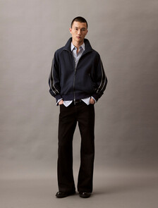 Technical Stripe Slim Shirt, Zen Blue, hi-res