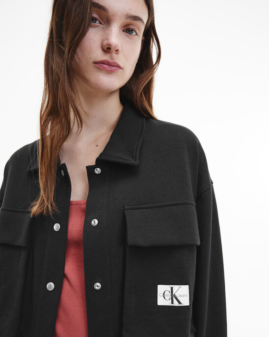 BADGE HEAVYWEIGHT KNIT OVERSHIRT