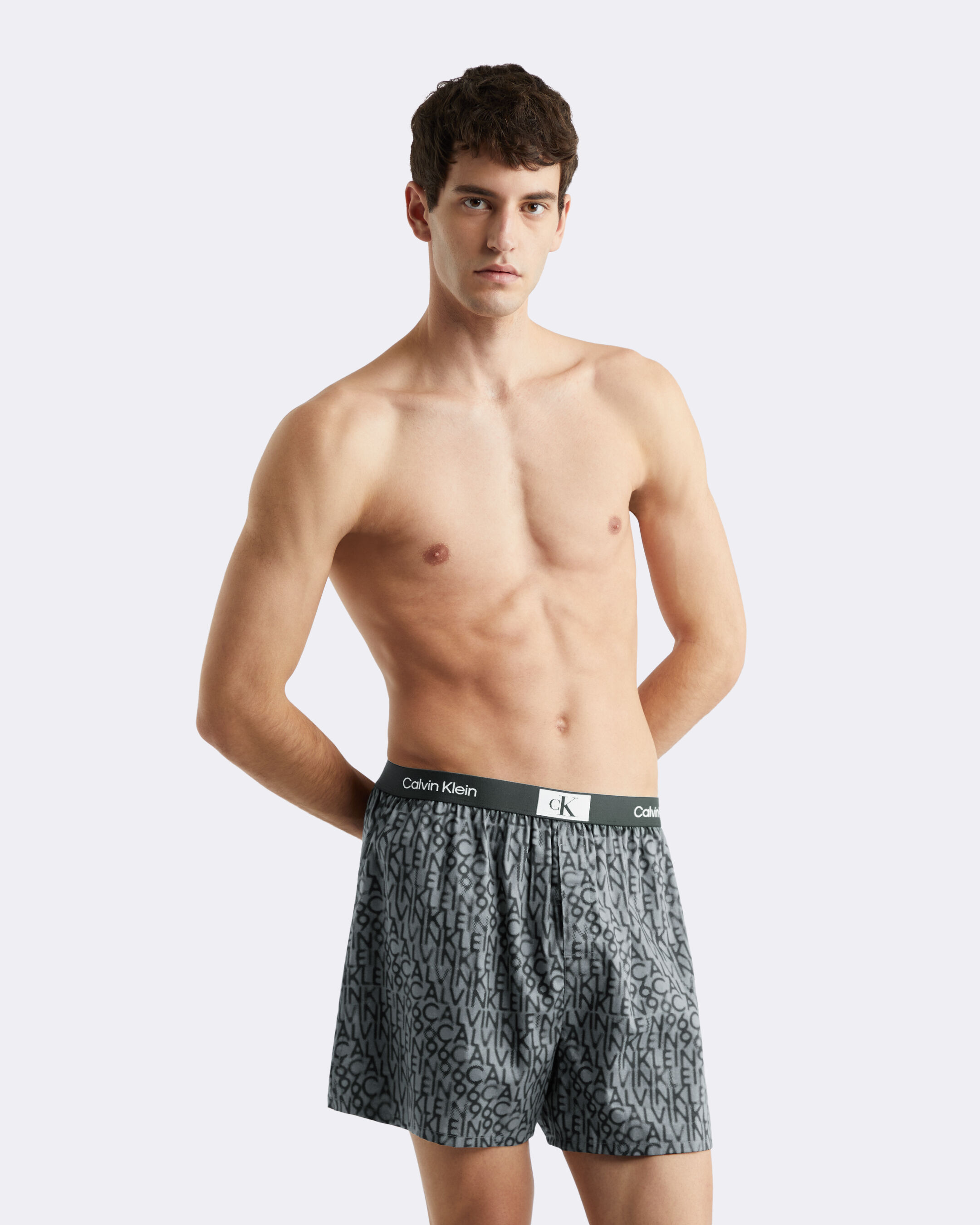 Calvin Klein 1996 Woven Cotton Boxers black Calvin Klein Malaysia