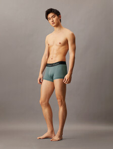 Bold Logo Low Rise Trunks 3 Pack, BLACK/WOLF GREY/STORMY SEA, hi-res