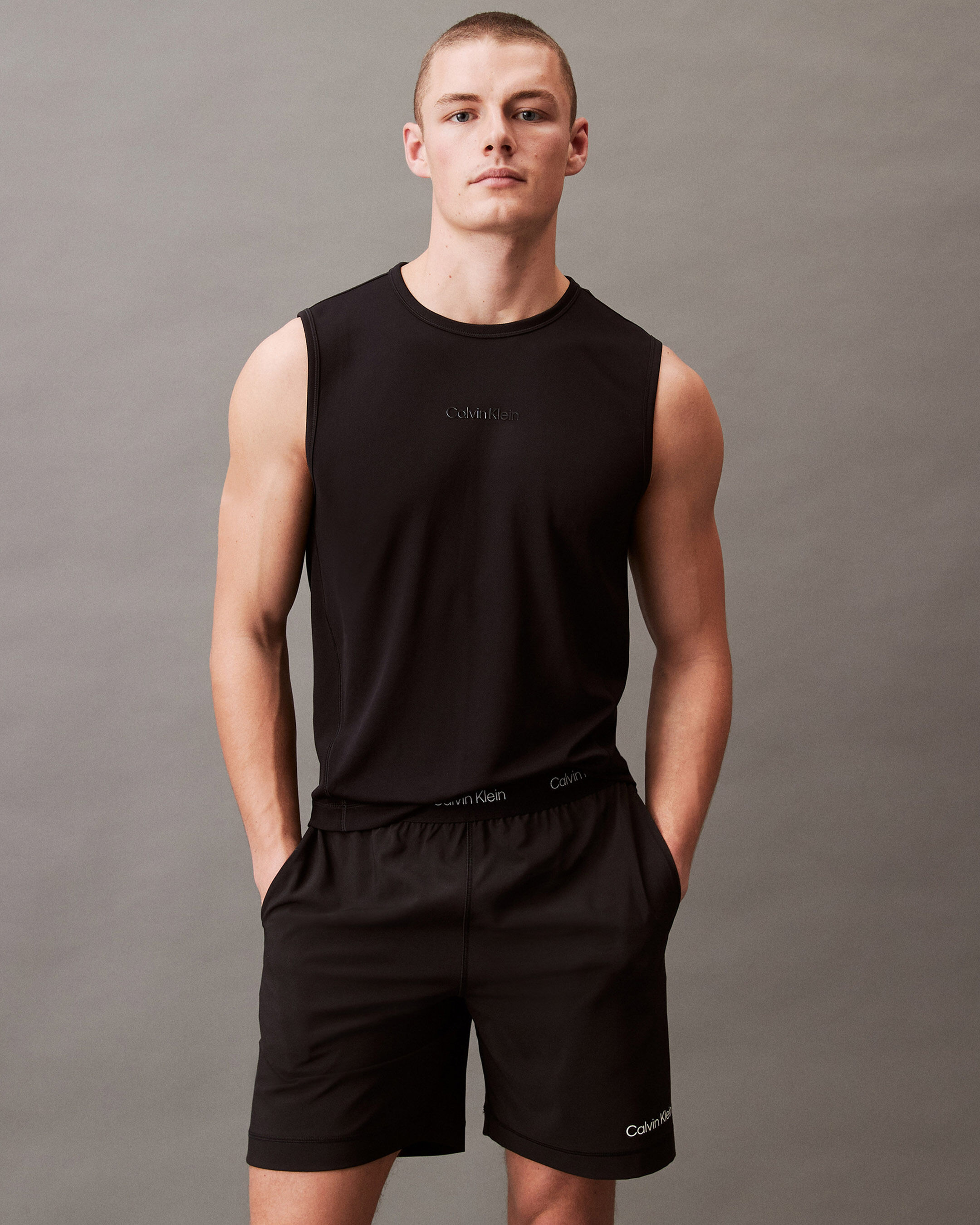 Calvin klein shorts and top sales