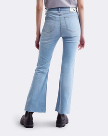 Distressed High Rise Flare Jeans, 081 LIGHT BLUE, hi-res