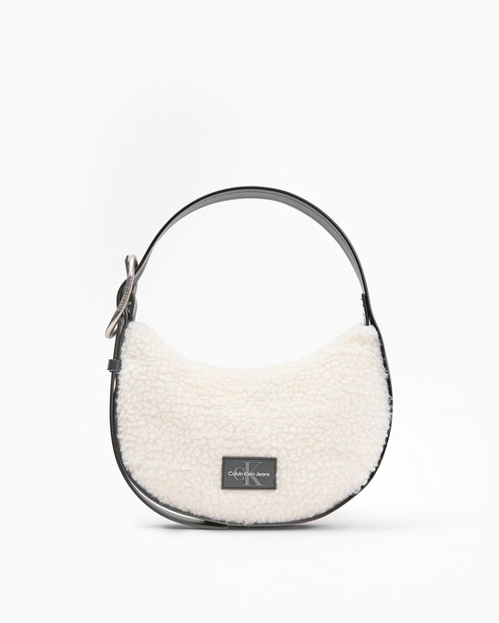 Calvin Klein Jeans CRESCENT BUCKLE - Handbag - classic beige/beige 