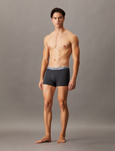 Graphite Low Rise Trunks 3 Pack, Black/BLACK HEATHER/Black, hi-res