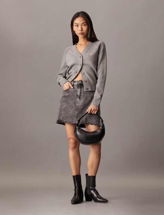 CK Pinched Soft Crescent Bag