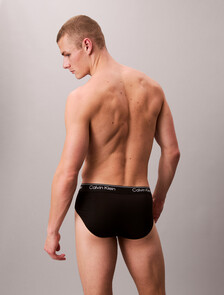 3 Pack Hip Briefs - Microfibre Stretch, 3 BLACK, hi-res