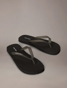 Rico - Logo Flip Flops, Triple Black, hi-res