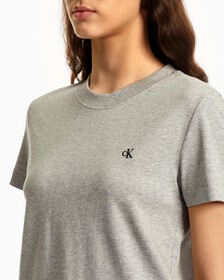CLASSIC SLIM TEE, HEROIC GREY HEATHER CM1BK 08, hi-res