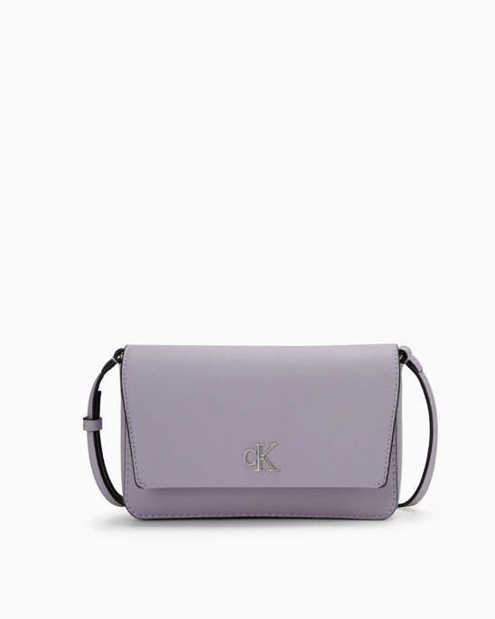 CKJ Minimal Monogram Crossbody Wallet