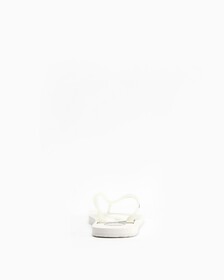 Delhi Monogram Beach Sandals, White, hi-res