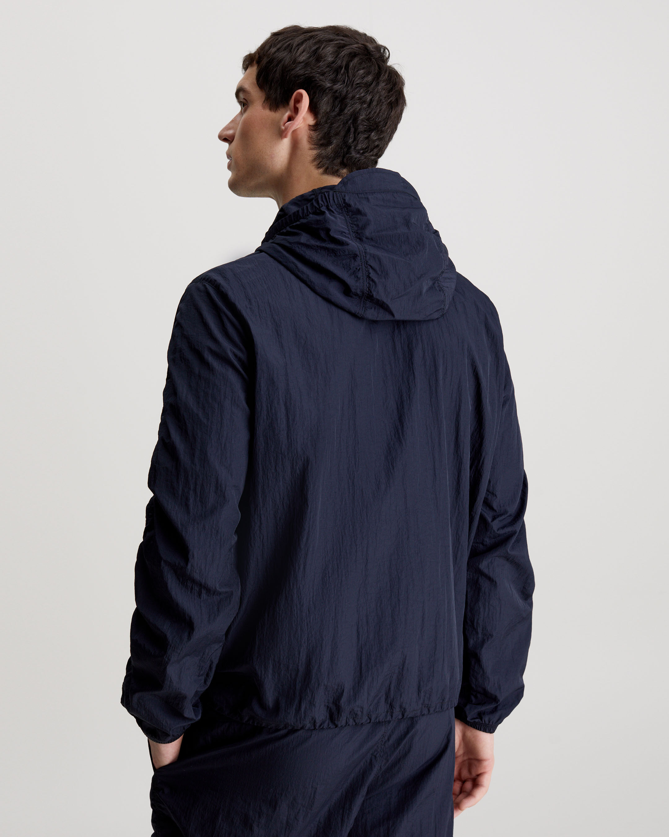 Hooded Windbreaker black Calvin Klein Malaysia