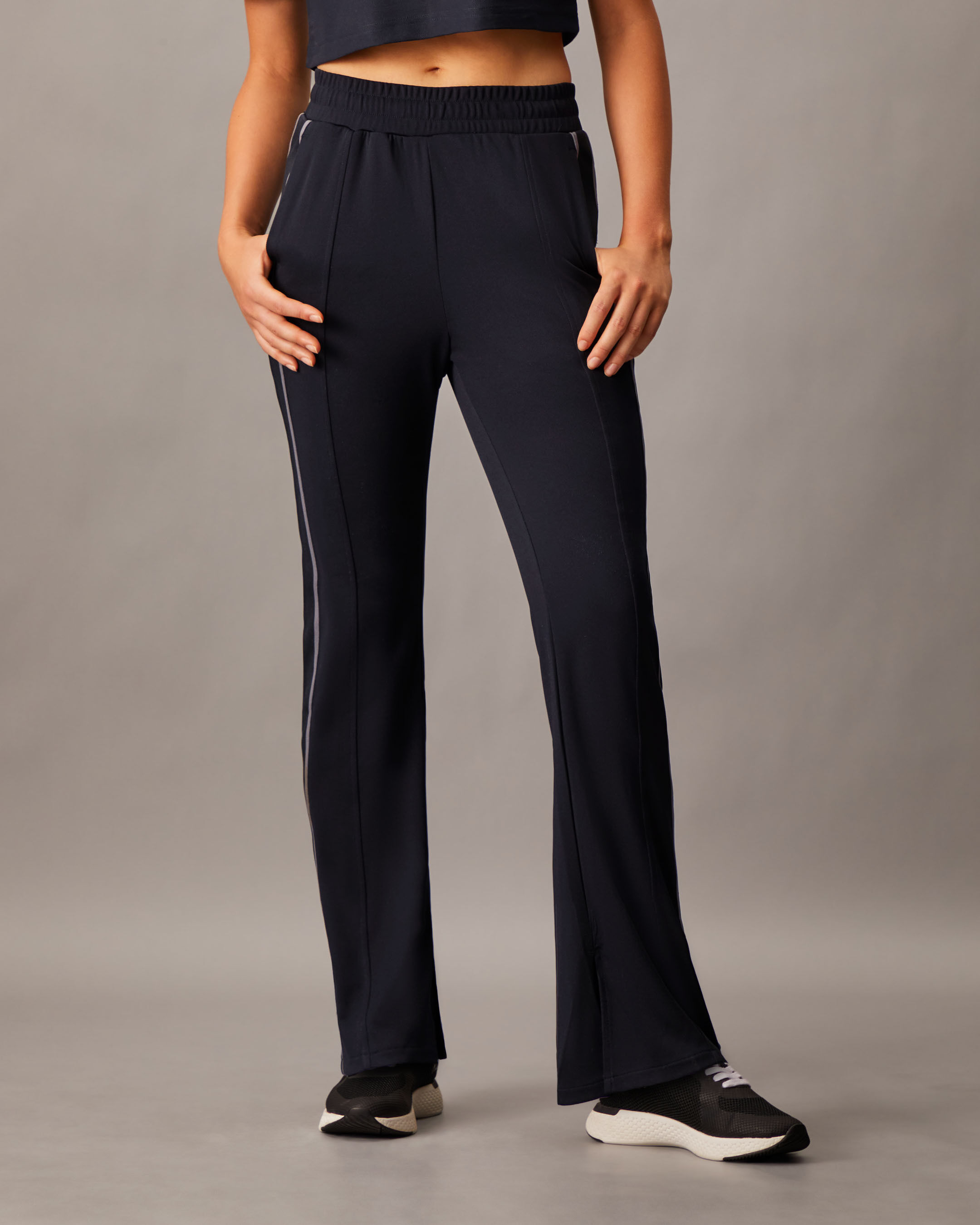 CK Sport Icon Tricot Flare Sweatpants black Calvin Klein Malaysia