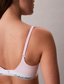 Plunge Bra - Icon Cotton Modal, Cradle Pink, hi-res