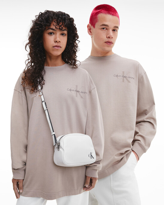 GENDER NETURAL MONOGRAM LONG SLEEVE TEE