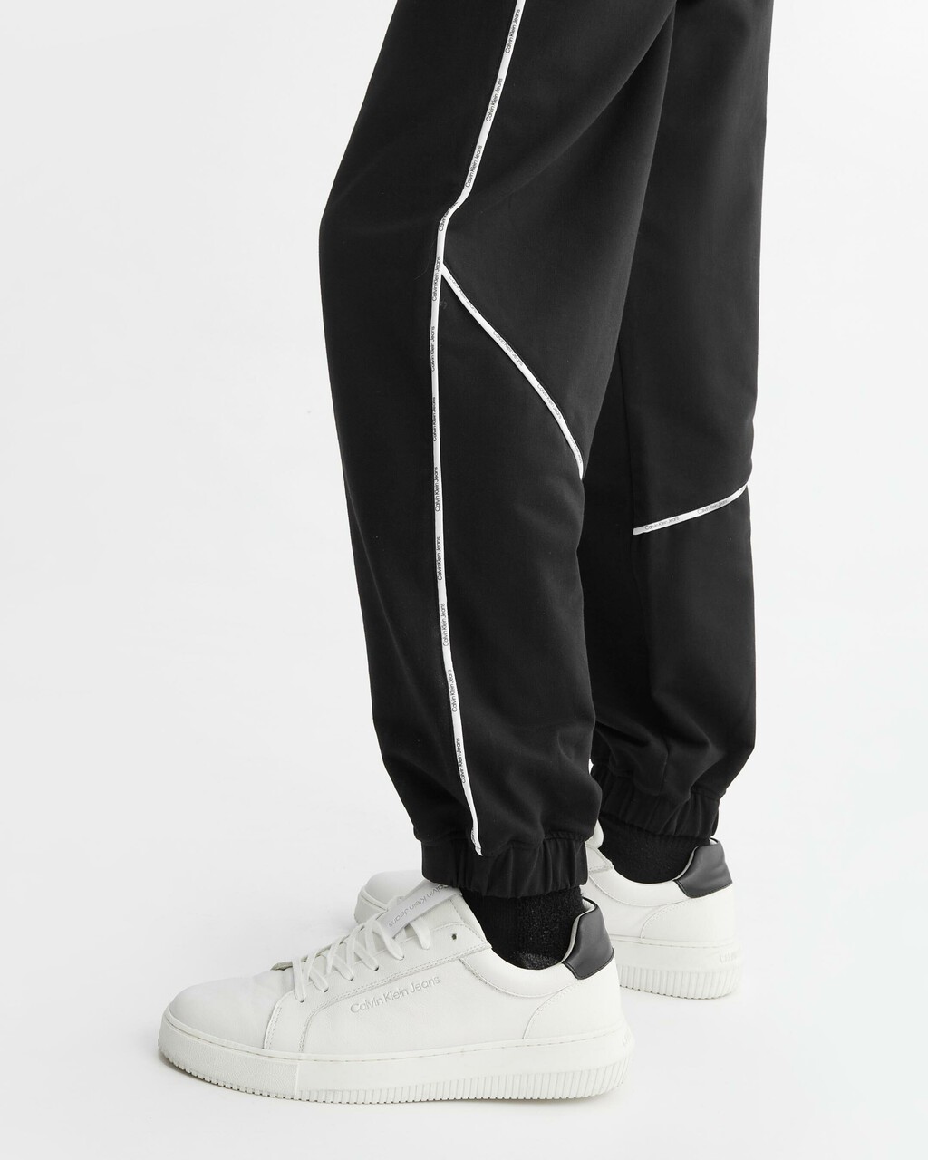 Logo Pipe Sweatpants, Ck Black, hi-res