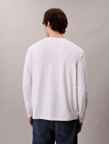 Relaxed Long Sleeve T-shirt, Bright White, hi-res