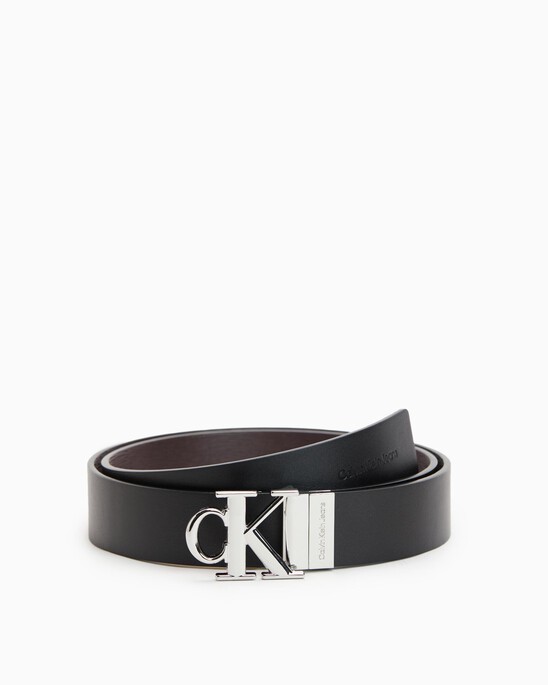 Monogram Plaque Reversible Belt 3.5Cm