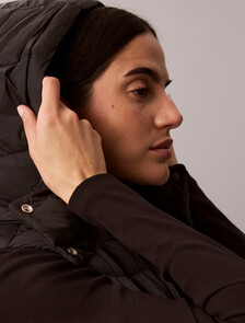 Essential Short Down Puffer Vest, Black, hi-res