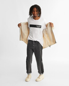 Reimagine Color Block Institutional Long Sleeve Tee, Bright White, hi-res