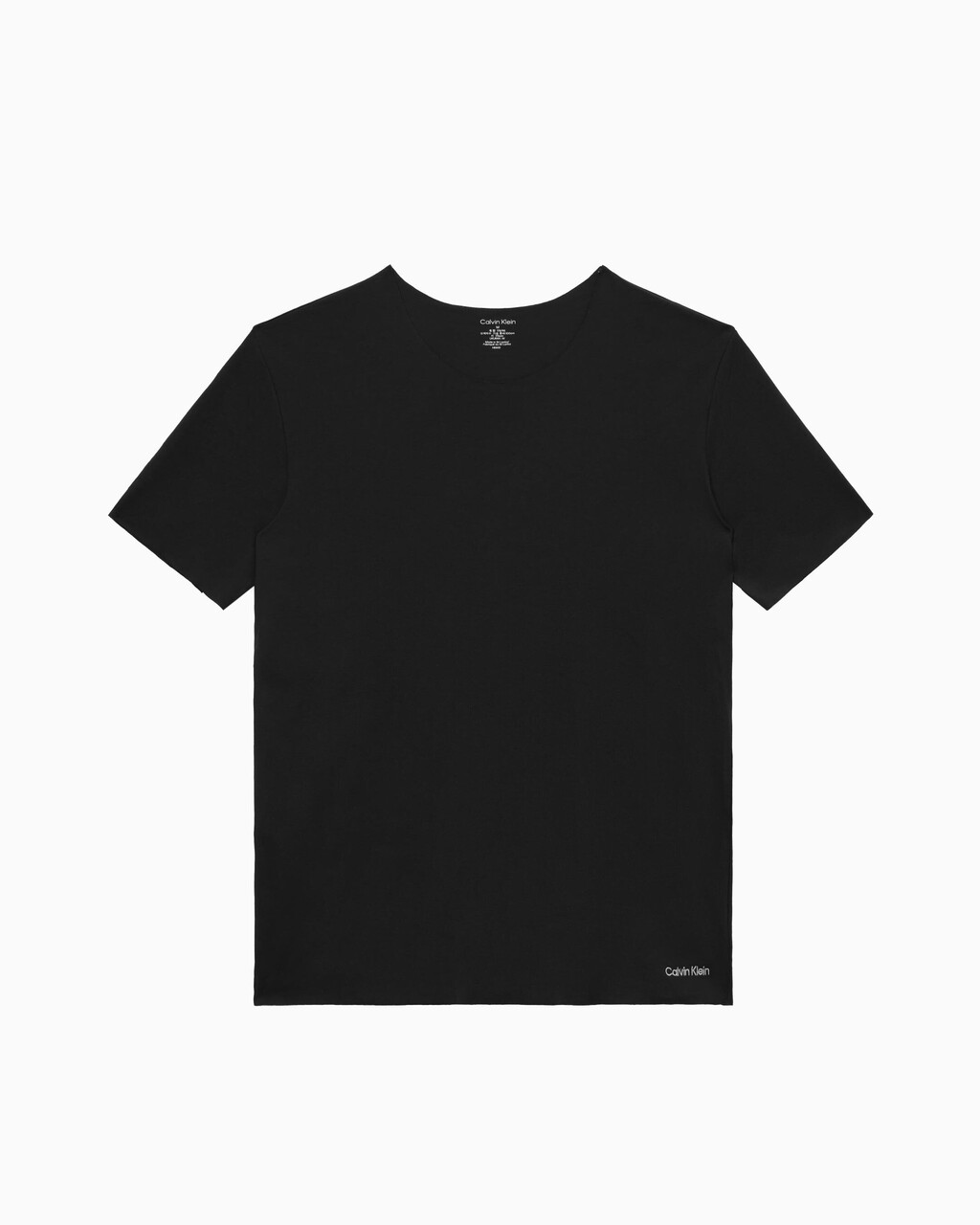 CK Black Crew Neck T-Shirt, Black, hi-res
