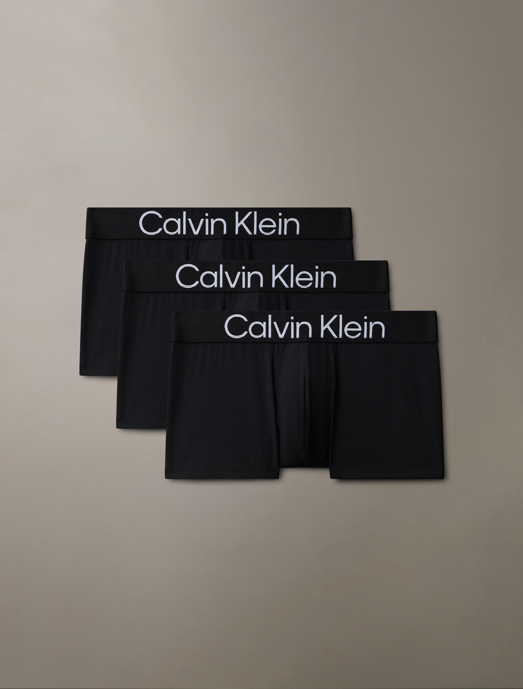 Bold Logo Low Rise Trunks 3 Pack, BLACK/BLACK/BLACK, hi-res