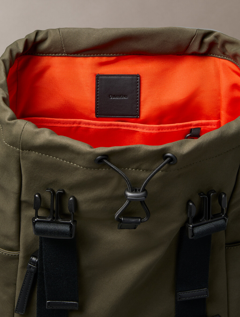 Canvas Backpack, DEEP OLIVE, hi-res