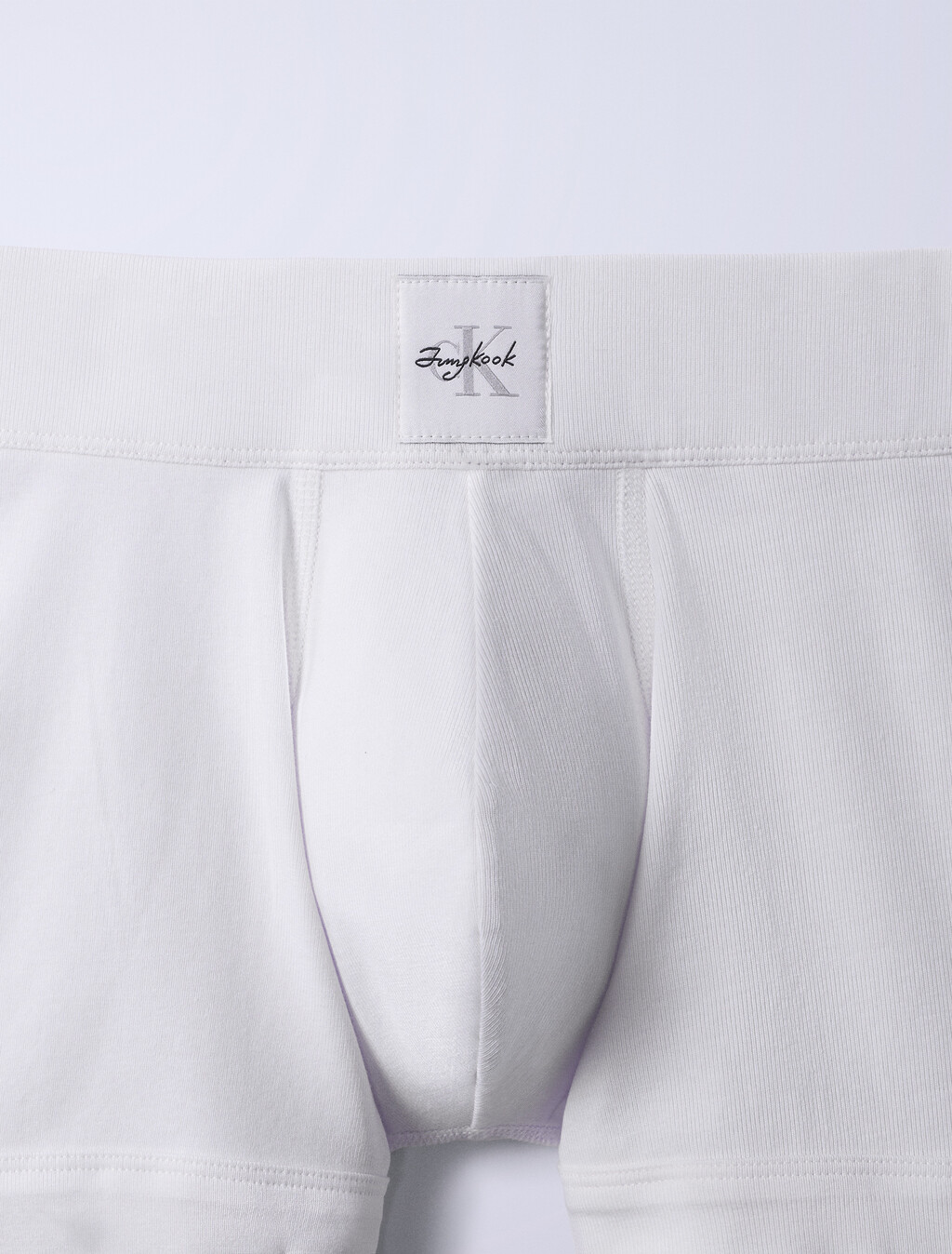Jung Kook for Calvin Klein Heritage Cotton Monologo Trunk, Lily, hi-res