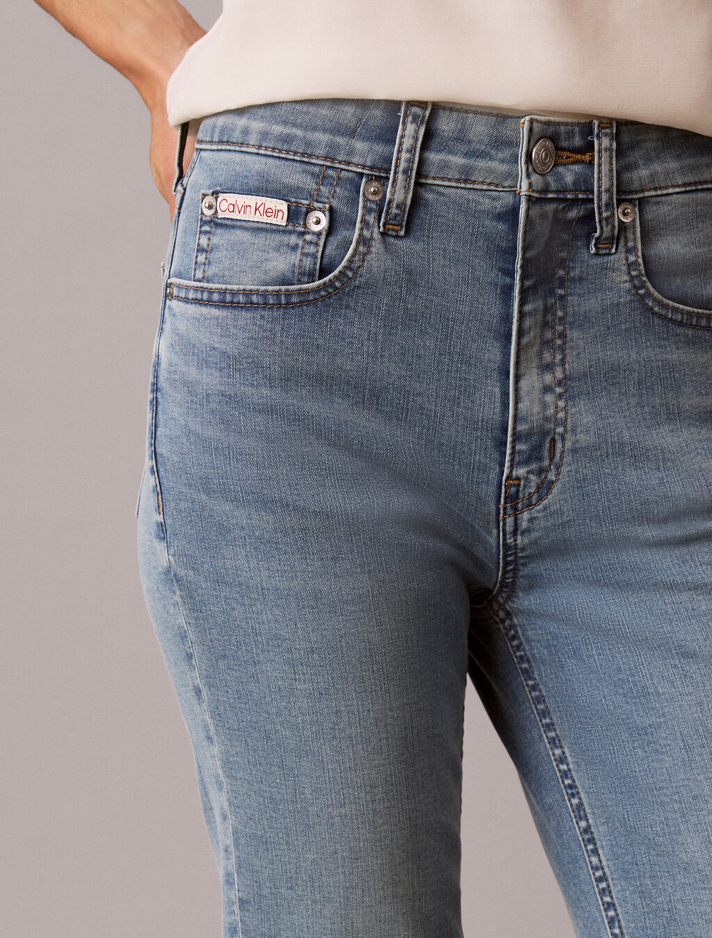 37.5 Low Rise Slim Straight Jeans, DENIM VACATION BLUE, hi-res