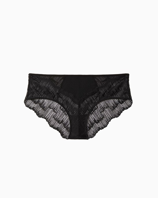 CK BLACK LINEAR LACE HIPSTER