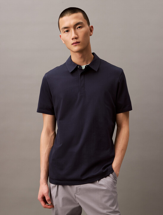 Double Mercerized Cotton Short Sleeve Polo