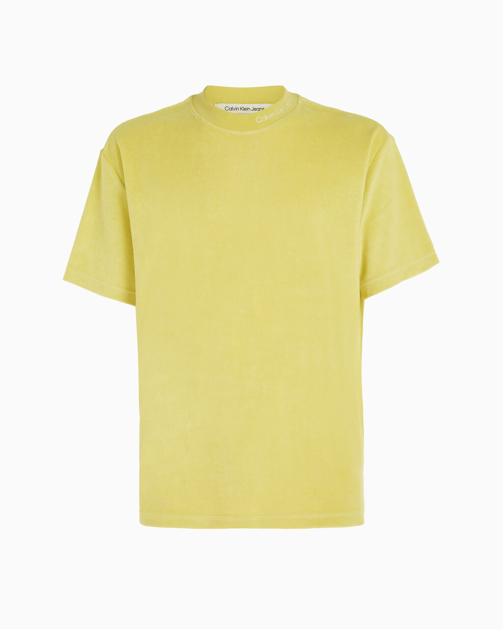 Relaxed Towelling T-Shirt, Yellow Sand, hi-res