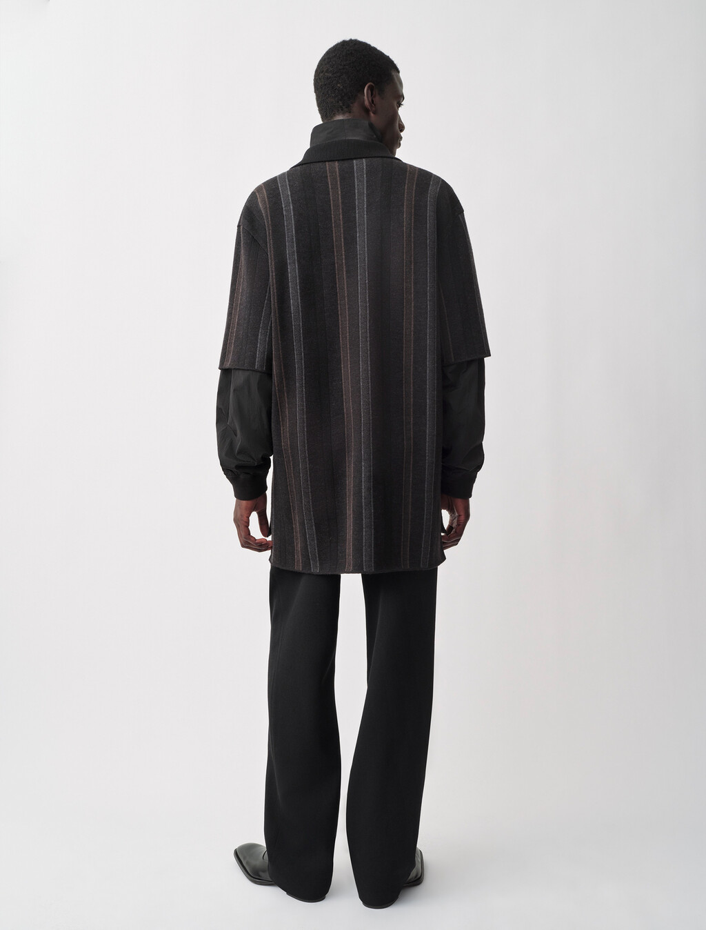 Guy Trench Coat, BLACK, hi-res