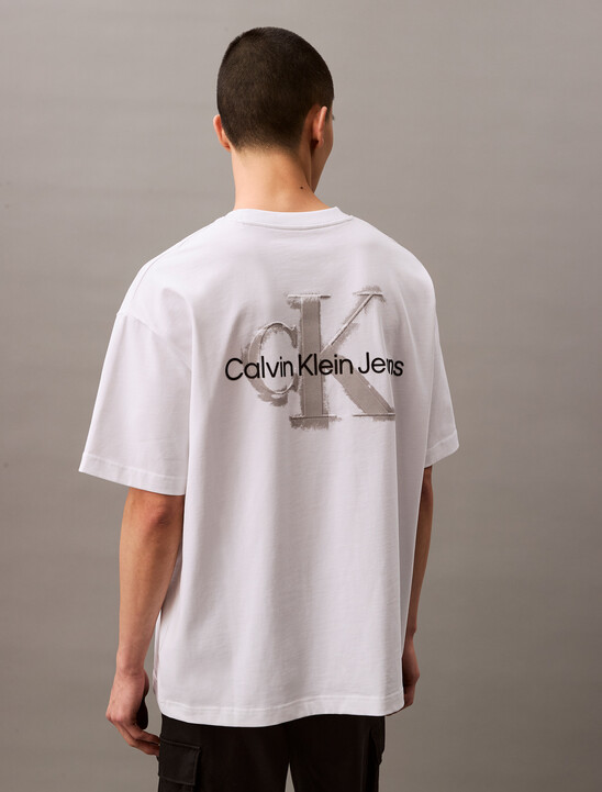 Oversized Embossed Monogram Tee