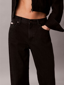 Low Rise Baggy Jeans, SOFT BLACK, hi-res