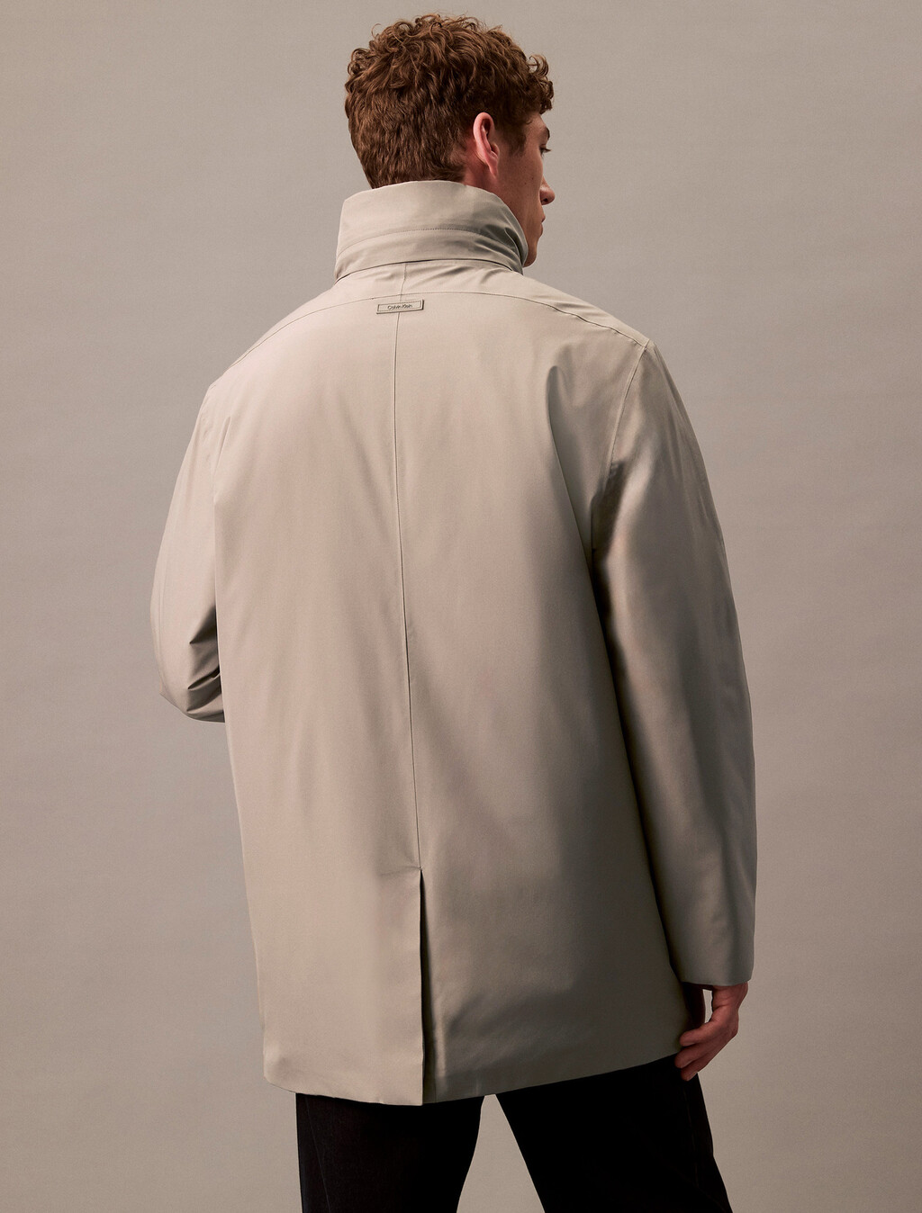 Heavyweight Mid Length Puffer Jacket, Brindle, hi-res