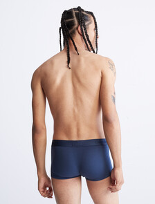 CK Black Ultra Soft Cashmere Low Rise Trunks, Blue Shadow, hi-res